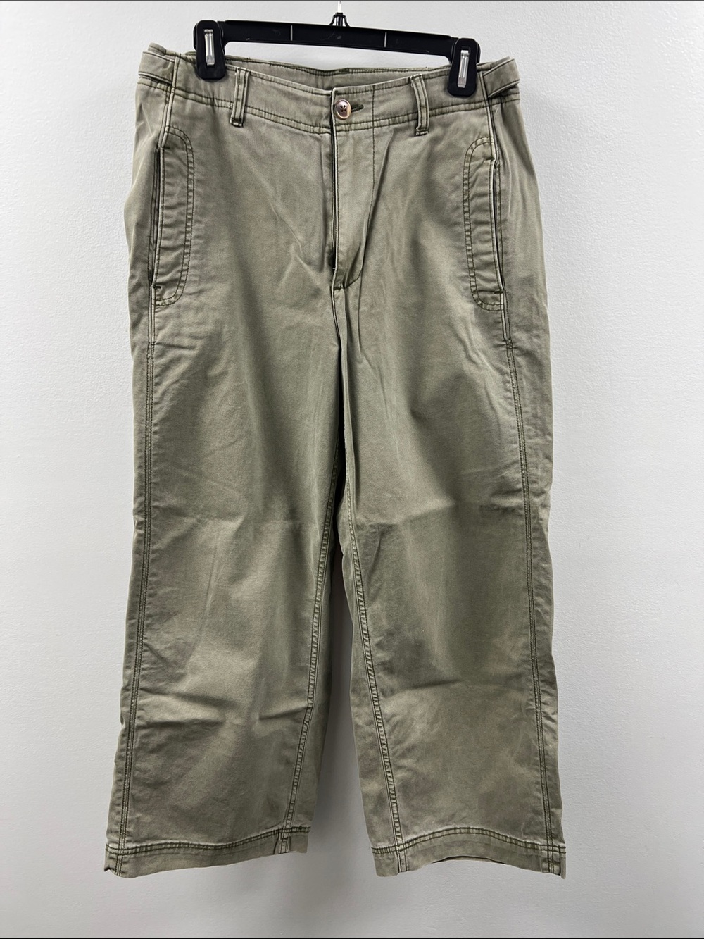 Old Navy High Waist Wide Leg Crop Length Chino Pants
